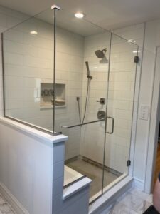 Frameless Custom Glass Shower Doors in Schaumburg IL